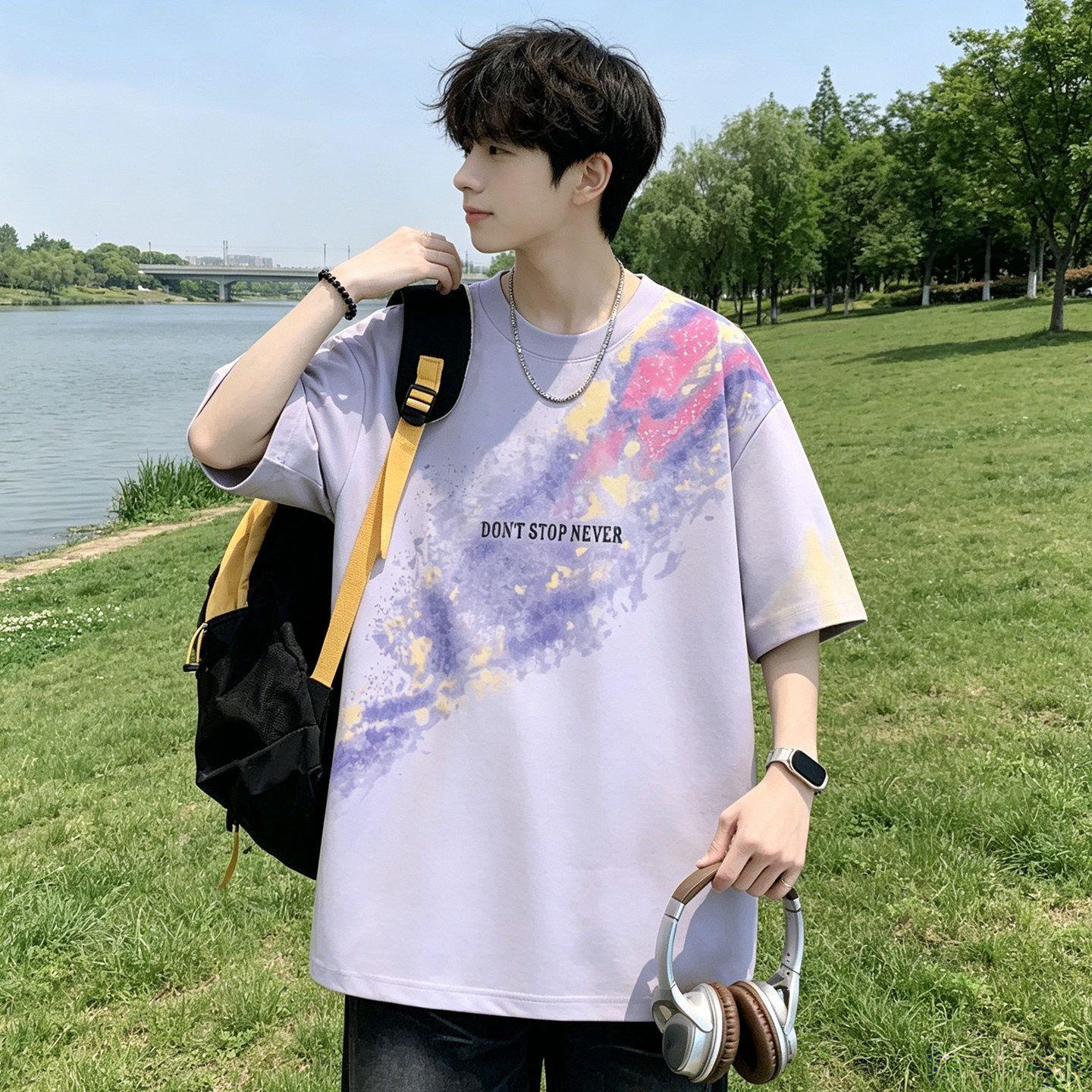 凉感户外短袖男夏季新款潮