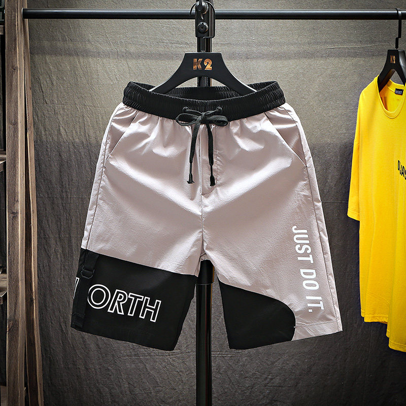 夏季五分短裤男百搭休闲潮流宽松沙滩薄款马裤男生夏天装运动裤子|msdalam kategori Pakaian Lelaki, seluar santai - dari Buy2taobao.com untuk memberikan perkhidmatan ejen Taobao profesional membeli