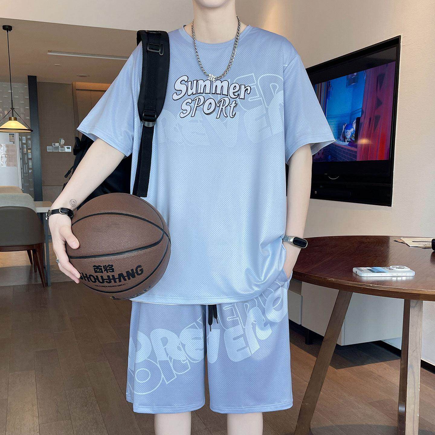冰丝速干运动套装男孩初高