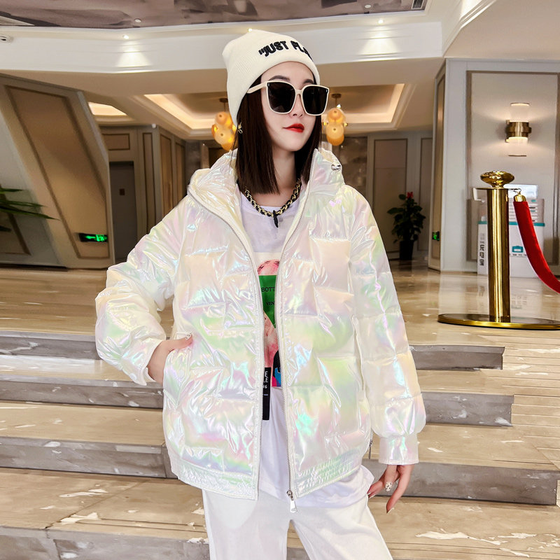 炫彩亮面棉服女短款宽松加厚棉衣冬季外套棉袄2022新款韩版女装冬,女装/女士精品,棉衣/棉服,淘宝优惠券,粉丝福利购,淘宝优惠卷