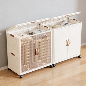 防潮防尘收纳箱家用大容量被子整理箱衣物玩具塑料可折叠储物箱