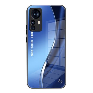 适用红米K50至尊版手机壳新款玻璃防摔保护套K50ultra硅胶软边小众全包网红潮牌男女创意高级感渐变简约外壳