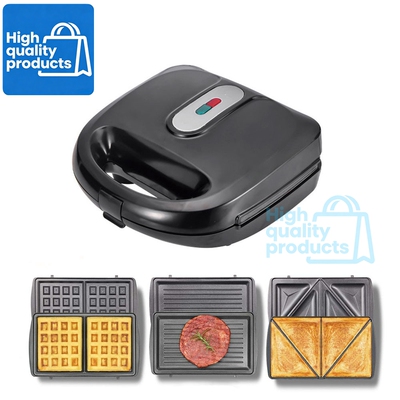 Panini Bread Breakfast Machine Toaster Sandwich Maker 3 in 1