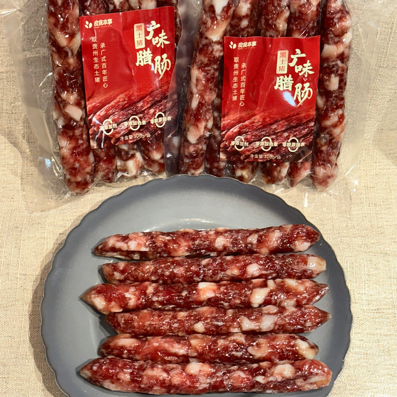 良食本事黑土猪广味腊肠300g*1袋