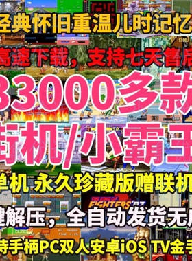 电脑街机游戏PCwin电脑TV版合金弹头拳皇热血三国西游合集街机