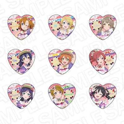 【正版现货】lovelive Cafe party Ver. 草莓心形吧唧立牌 有满赠