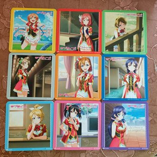 缪斯 特典方形纸杯垫 G店期间限定 现货 lovelive 正版 8单