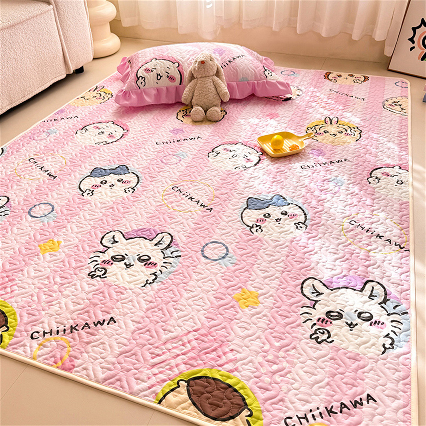 A类抗菌全棉婴儿爬爬垫上的毯子爬行垫保护套防滑可机洗防尘罩,居家布艺,家用脚垫,淘宝优惠券,粉丝福利购,淘宝优惠卷