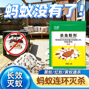 杀虫饵剂蚂蚁祛蟑螂药全窝室外端马蚊杀除玛大蚁粉剂药粉刹驱虫驱