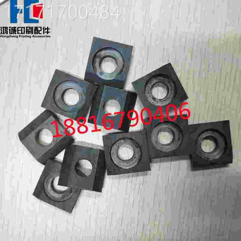 看三菱印刷机配件菱 三机3螺f版夹垫片 三菱机版夹丝垫子印刷机耗