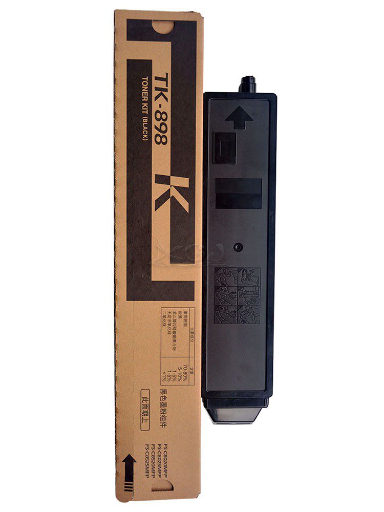 适用 京瓷TK-898粉盒 京瓷FS-C8020 8025 C8520黑色C8525MFP碳粉