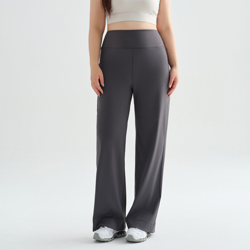 鲨鱼裤女灰色薄款春夏2025外穿直筒瑜伽大码打底新款健身打底胖mm
