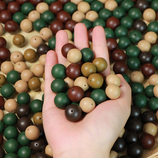 五行合香珠散珠厂家批发金木水火土天然合香珠药材多规格香珠单颗