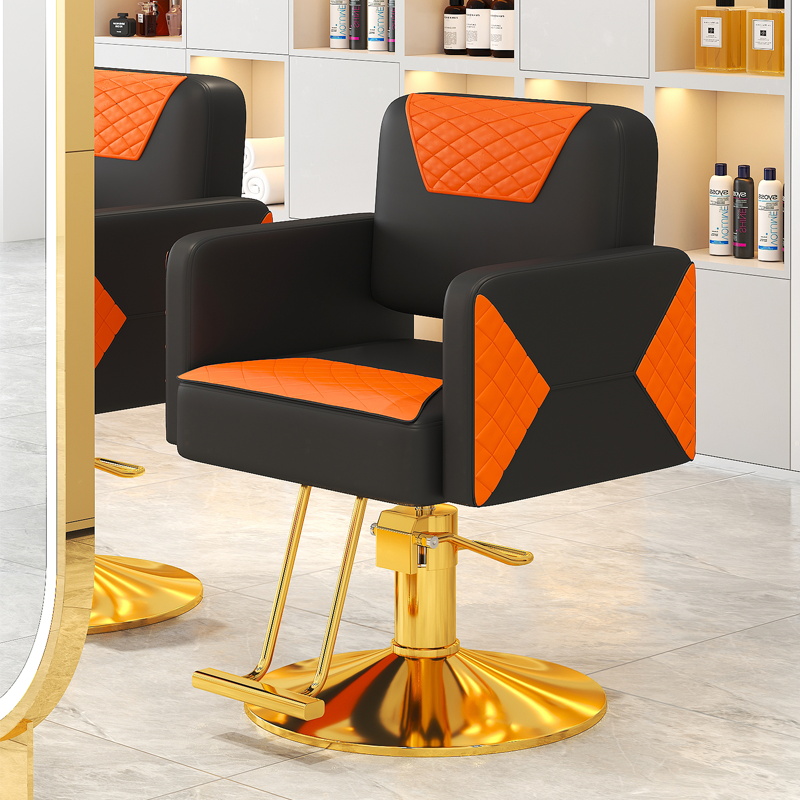 理发店椅子发廊专用剪发美发椅子网红高档升降放倒剪发椅子理容椅