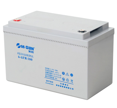 M.SUNÃÀÑôÐîµç³Ø6-GFM-100 12V100AHÌ«ÑôÄÜUPSÖ±Á÷ÆÁ·§¿ØÊ½µçÆ¿