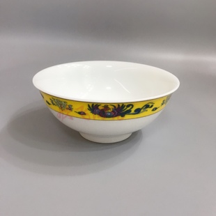 醴陵群力老瓷器面碗菜碗直径16cm花色百鸟朝凤ZEX一级品居家 陶瓷