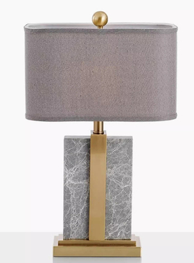 特价后现代创意大理石台灯时尚艺术设计师样板房客厅卧室床头台灯