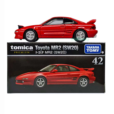 TOMY/多美卡仿真合金小车模旗舰版黑盒TP42号丰田MR2轿跑车955726
