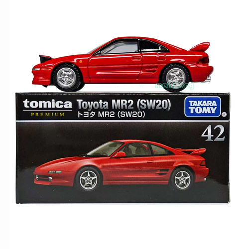TOMY/多美卡仿真合金小车模旗舰版黑盒TP42号丰田MR2轿跑车955726