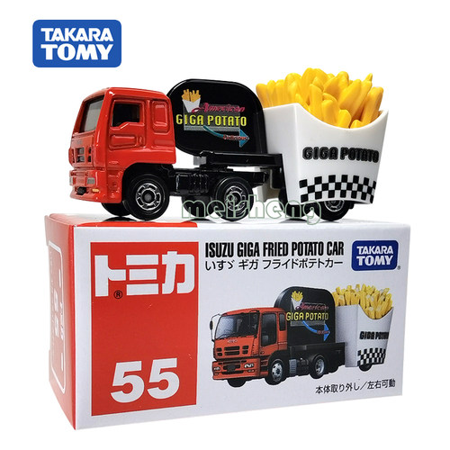 TOMY55号汉堡车模仿真车合金模型