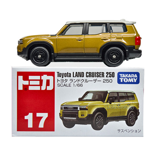 TOMY多美卡仿真合金汽车模型TOMICA红白盒17号陆巡酷路泽250