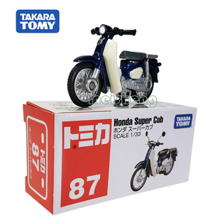TOMY多美卡仿真合金小汽车模型男孩玩具摆件106号本田摩托车CT125