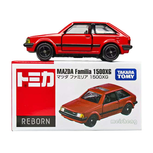 TOMICA/多美卡经典重生复刻马自达Familia 1500XG合金车模型玩具