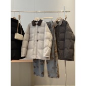 同品质599 90白鸭绒 精品单捡漏 翻领羽绒服Y248