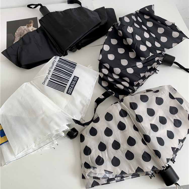 捡漏！淘到商场60+便携雨伞四款 好爱波点款 L407