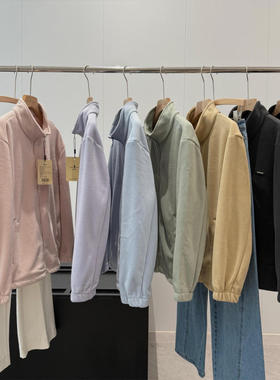 省一百多！双面摇粒绒～商场179+情侣款立领外套S289