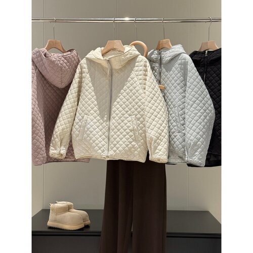 反季福利！特价！红人店同品质519+菱格90绒连帽羽绒服X998