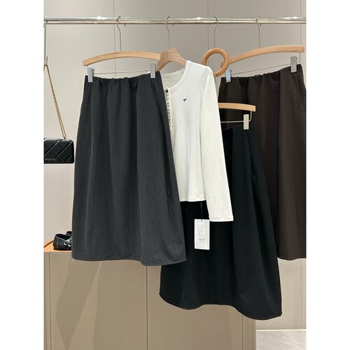源头直出！ykk拉链！红人店同品质150+垂感半身裙0517