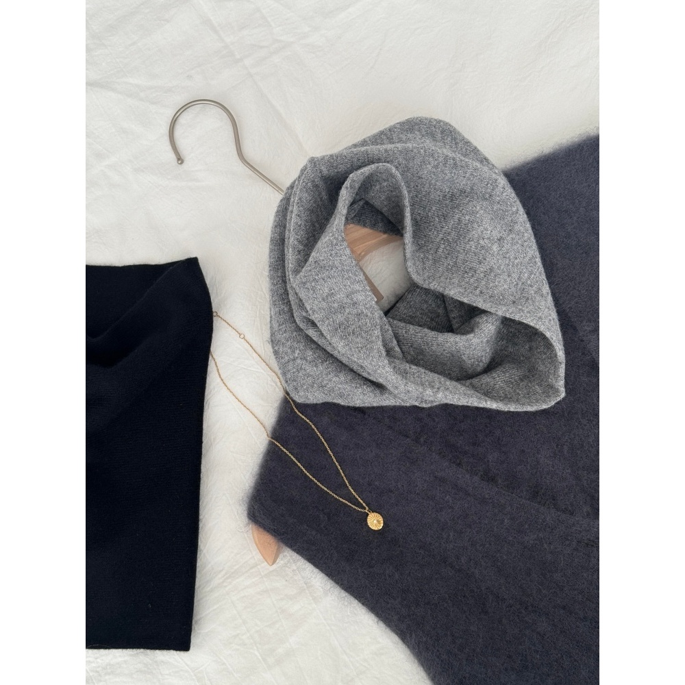 捡漏！95羊毛5羊绒！淘到国外商场329+秋冬针织围脖T513