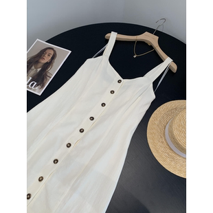 捡漏 100棉～门店229吊带V领连衣裙Q441