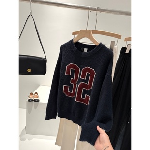 羊毛混纺撞色长袖 淘到商场269 毛衣S205 原厂跟单 捡漏