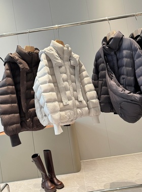 精品单捡漏！90白鸭绒！同渠道红人店580+可拆卸连帽羽绒服T216
