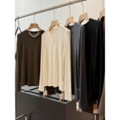 30绵羊毛 26莫代尔 同品质179 高品质 简约气质打底衫 T690