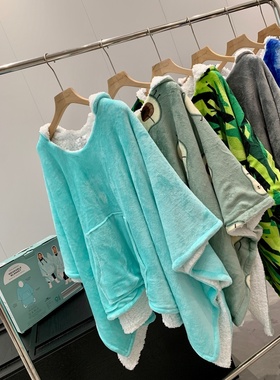 超值捡漏！淘到国外210+儿童连帽加绒家居服 成人也可T103