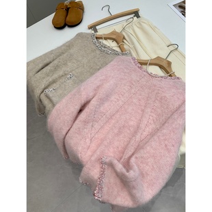 捡漏!53羊驼毛!红人店399+温柔系针织毛衣T053