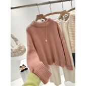 澳洲轻奢单 T371 针织衫 客供面料～羊毛马海毛 柜子1k