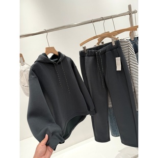 两件套装 连帽卫衣阔腿裤 S641 淘到国外商场299 捡漏