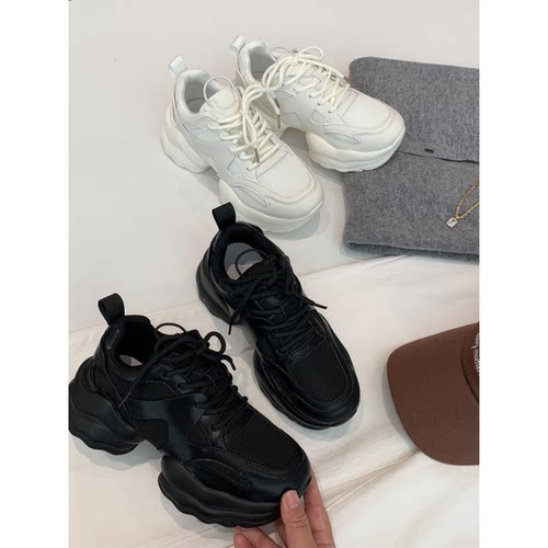 原厂跟单！淘到商场799+时尚女鞋运动休闲鞋复古厚底老爹鞋R147