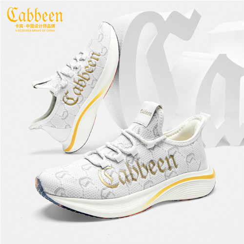 Cabbeen/卡宾网面透气百搭运动鞋
