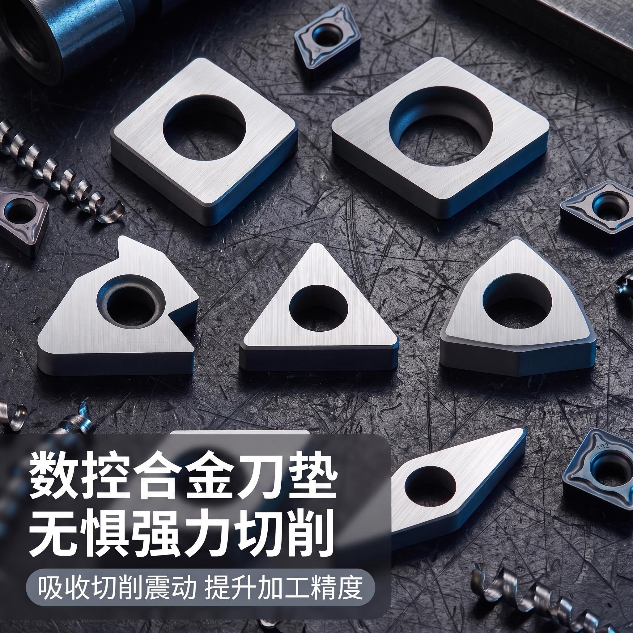 合金刀垫数控刀具机夹车刀配件刀杆垫片MW0804/MT1603/MC1204图片