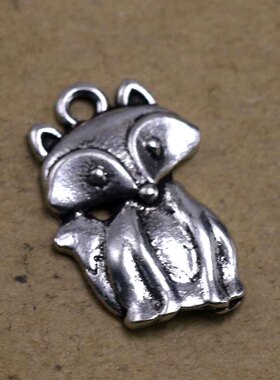 2020亚马逊个性爆款 复古狐狸手链耳坠挂件吊坠 diy厂家直销销售