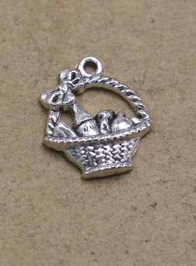 速卖通eBay爆款 ins复古菜篮花篮手链耳环包包吊坠挂件 厂家直销