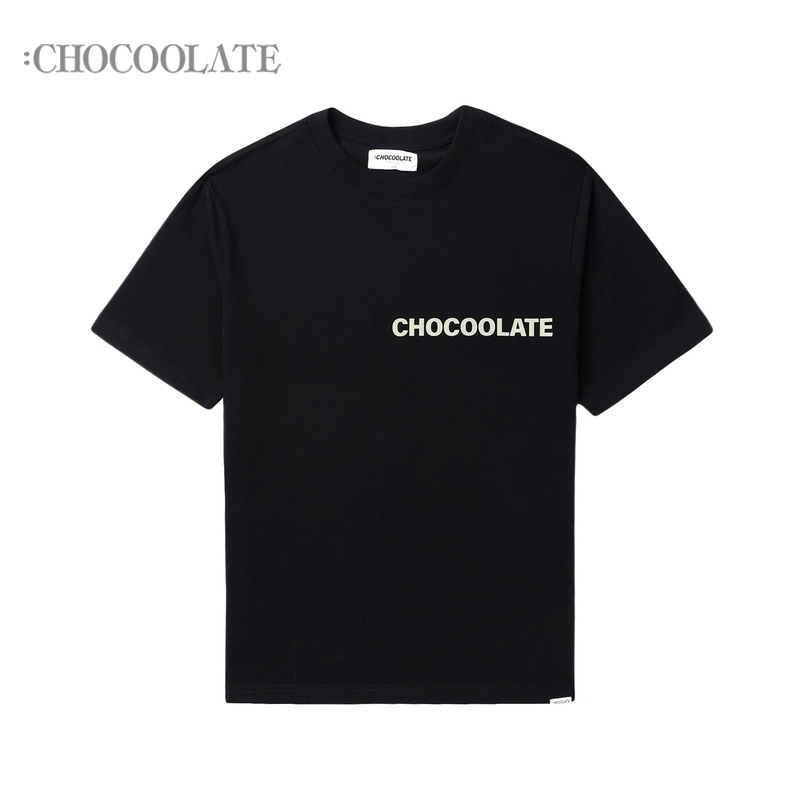 CHOCOOLATE圆领短袖T恤简约