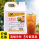 柠檬红茶饮料浓浆5斤水果茶浓缩果汁商用奶茶餐饮店冰红茶原材料
