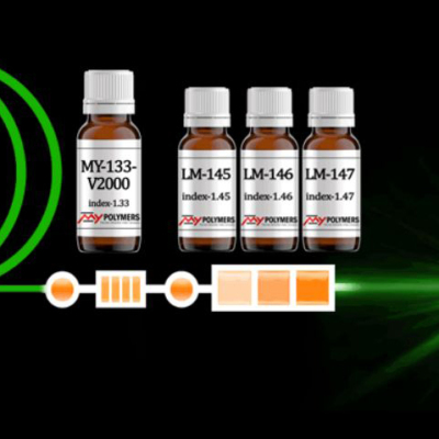 MYPolymers低折射率胶水激光器