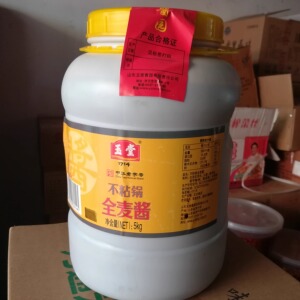 玉堂全麦酱济宁特产大桶炒鸡酱